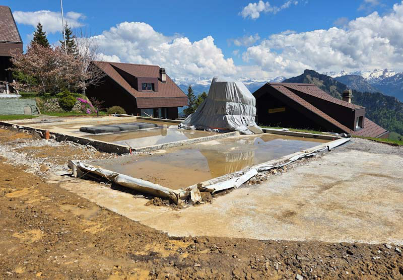 Aktuelles, Neubau Ferienhaus Rigi Scheidegg